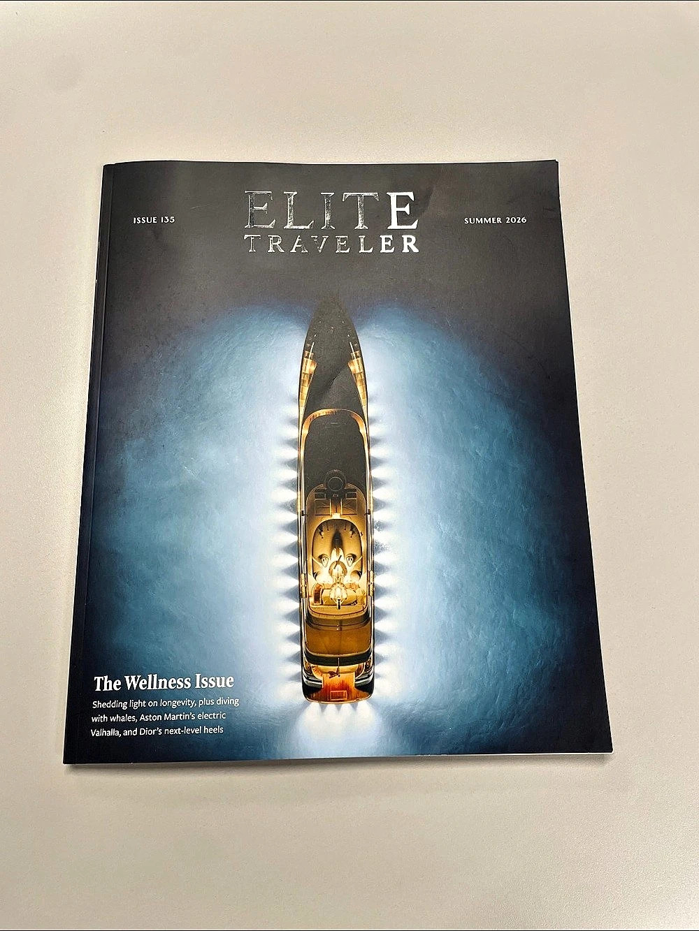 Omega Elite Traveler Wellness Issue, Summer 2026 Travel Magazine Like New